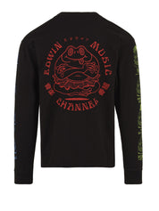 T-shirt a maniche lunghe Edwin Music Channel EDWIN Uomo - Nero