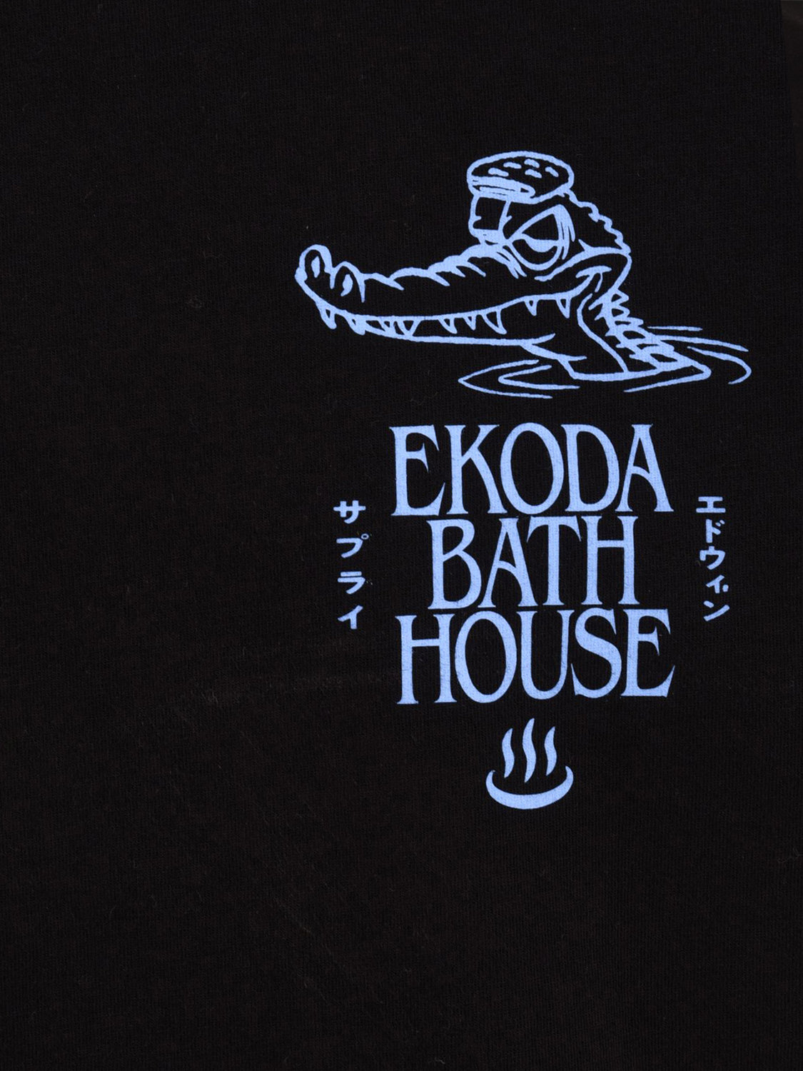 T-shirt Ekoda Bath House EDWIN Uomo - Nero