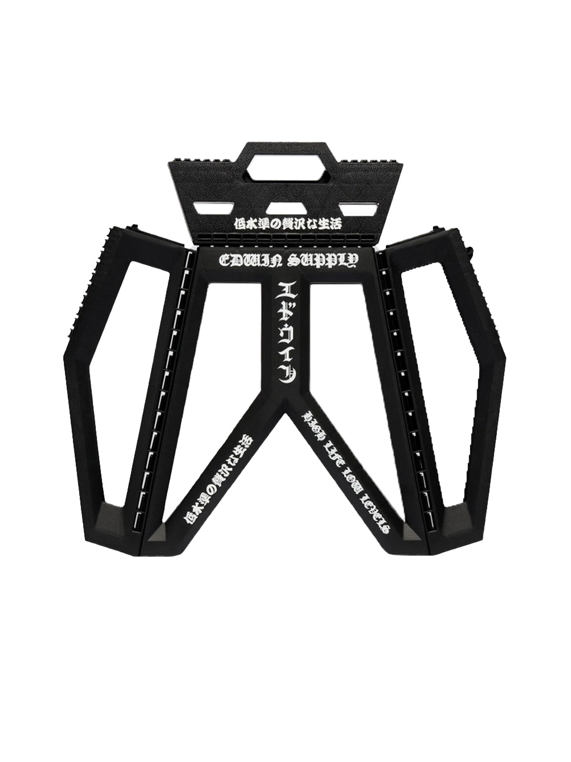 Folding Stool EDWIN Unisex - Nero