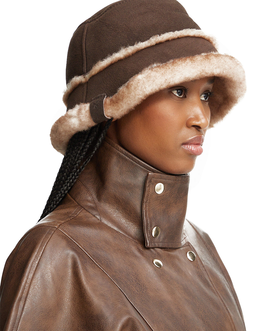 Cappello Sheepskin Deluxe reversibile EMU AUSTRALIA Donna - Marrone