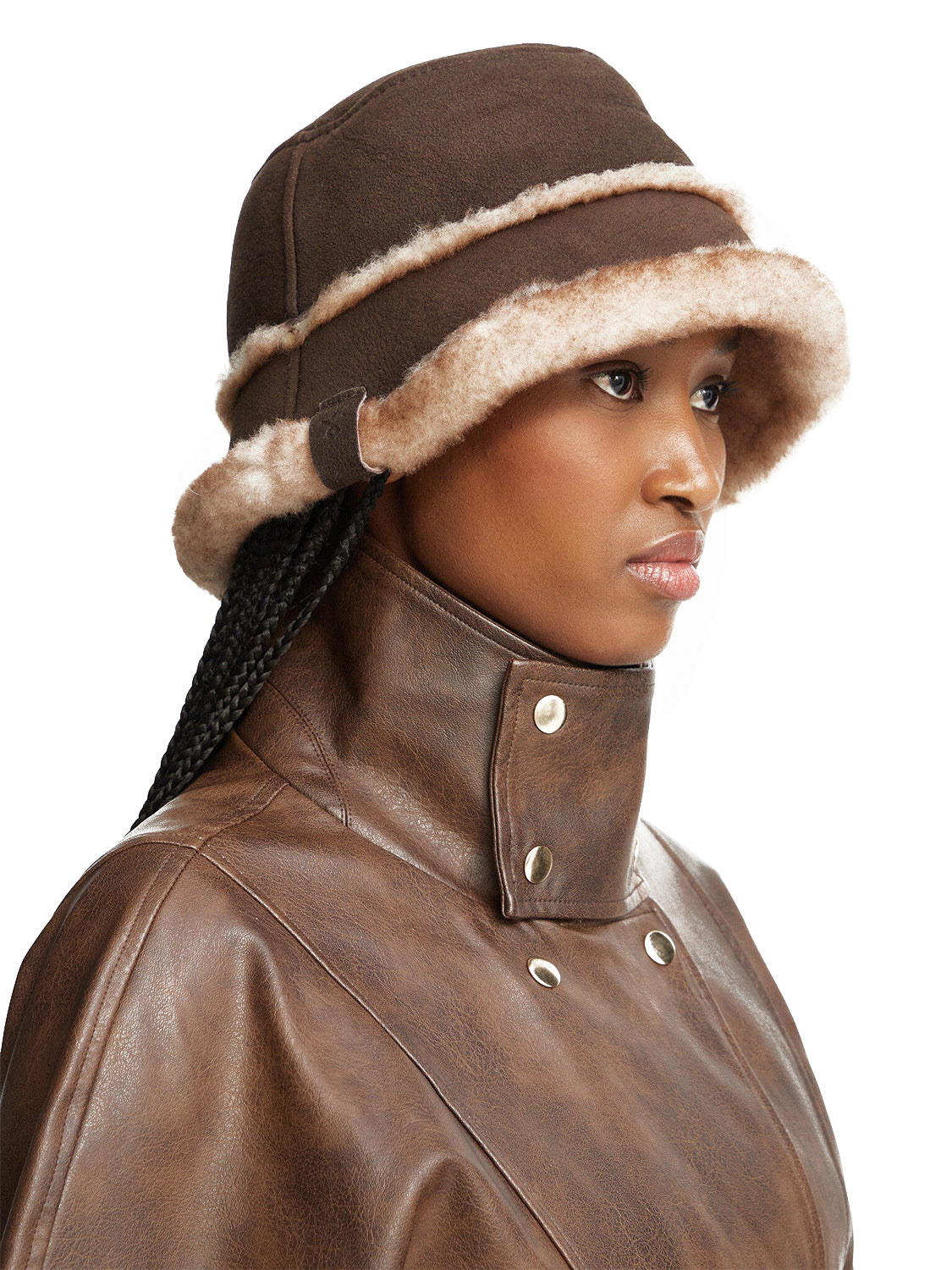 Cappello Sheepskin Deluxe reversibile EMU AUSTRALIA Donna - Marrone