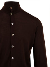 Cardigan Blusotto con bottoni FILIPPO DE LAURENTIIS Uomo - Marrone