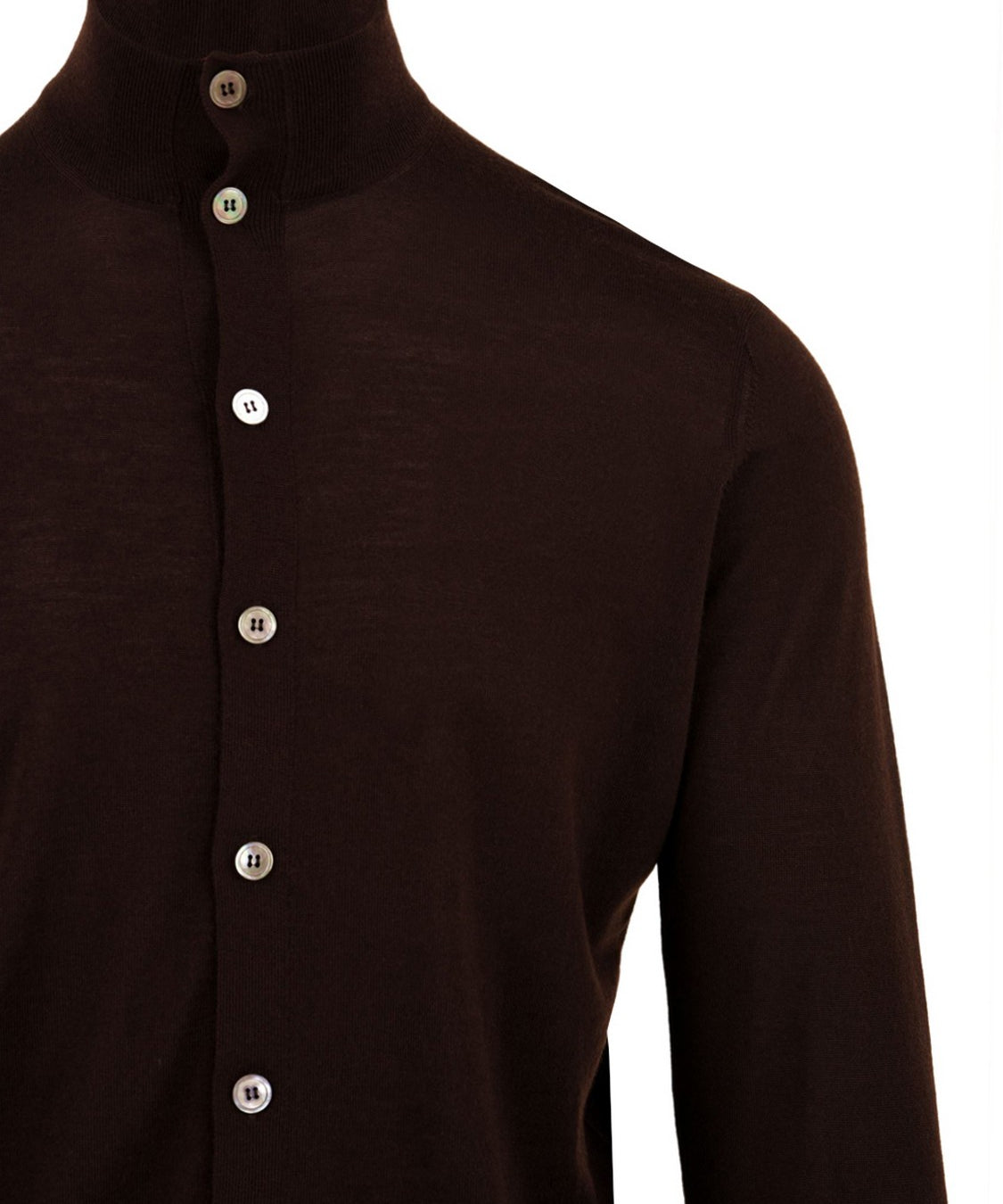 Cardigan Blusotto con bottoni FILIPPO DE LAURENTIIS Uomo - Marrone