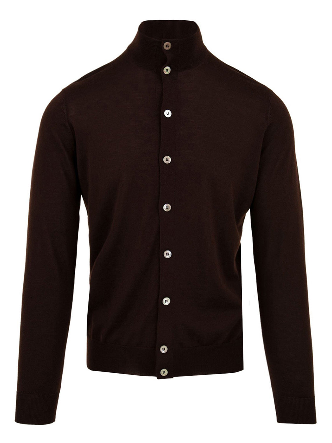 Cardigan Blusotto con bottoni FILIPPO DE LAURENTIIS Uomo - Marrone