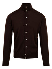 Cardigan Blusotto con bottoni FILIPPO DE LAURENTIIS Uomo - Marrone