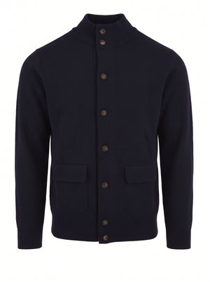 Cardigan Blusotto con bottoni FILIPPO DE LAURENTIIS Uomo - Blue