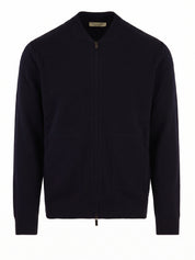 Bomber con zip FILIPPO DE LAURENTIIS Uomo - Blue