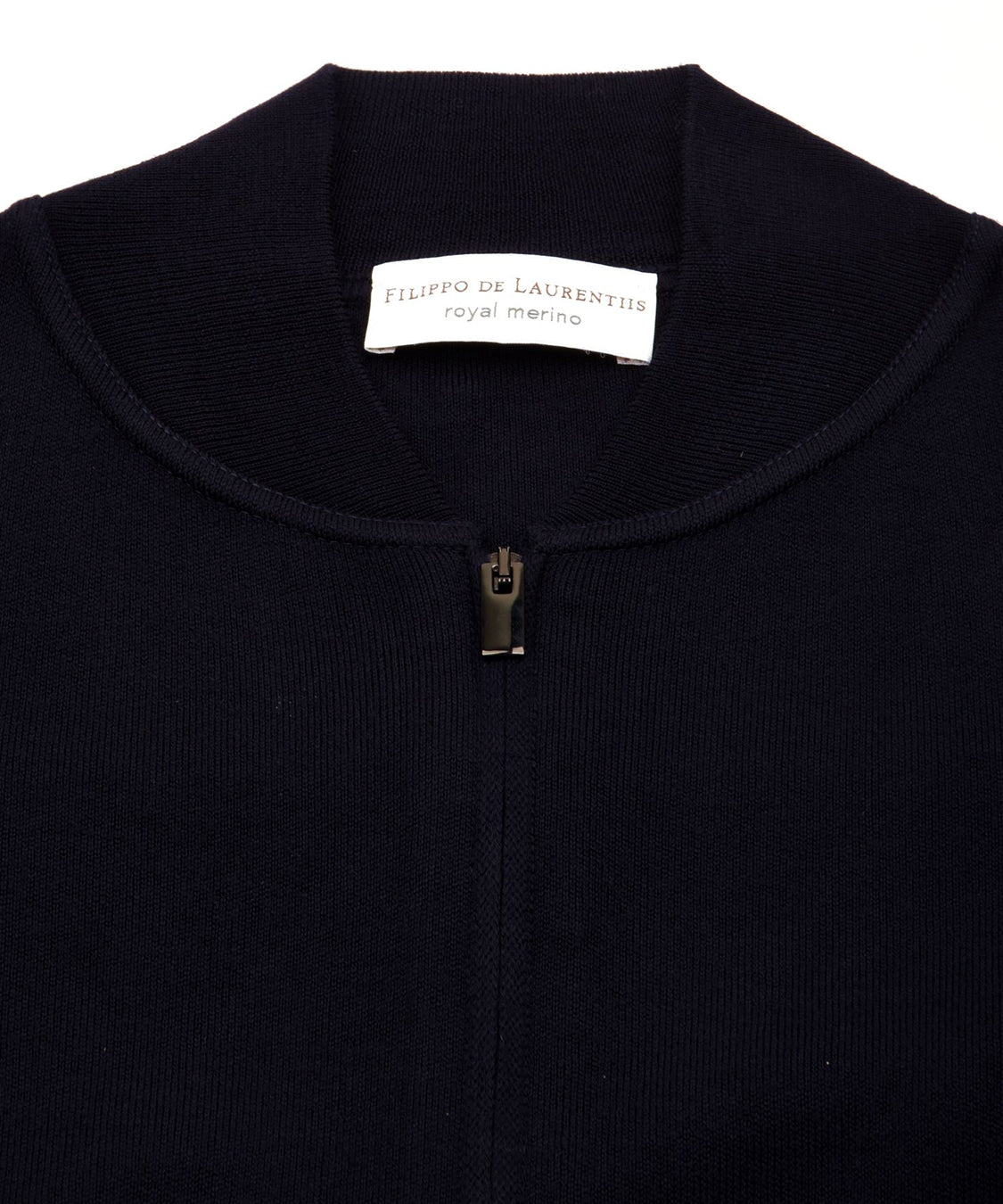 Bomber con zip FILIPPO DE LAURENTIIS Uomo - Blue