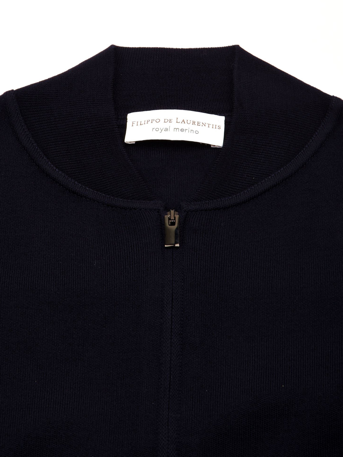 Bomber con zip FILIPPO DE LAURENTIIS Uomo - Blue