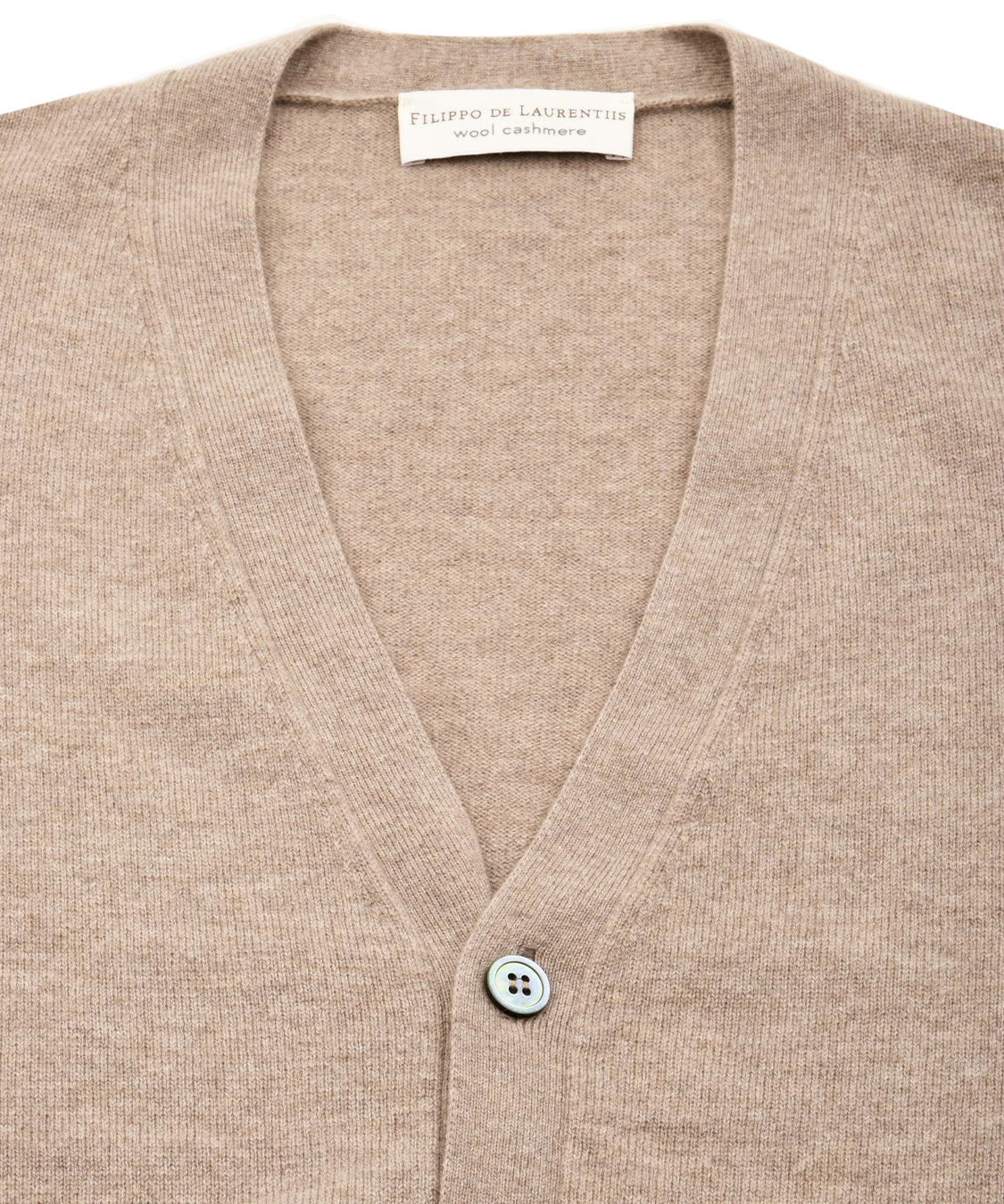 Gilet con bottoni FILIPPO DE LAURENTIIS Uomo - Beige