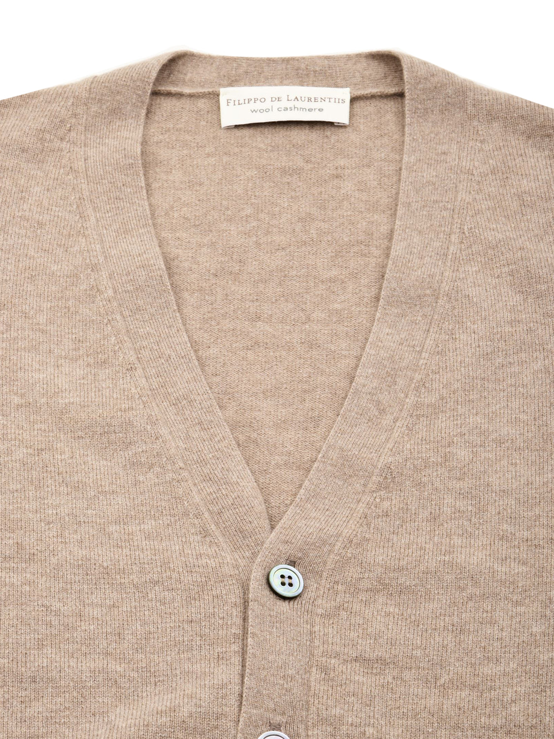 Gilet con bottoni FILIPPO DE LAURENTIIS Uomo - Beige