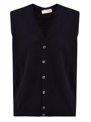 Gilet con bottoni FILIPPO DE LAURENTIIS Uomo - Blue