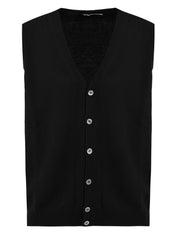 Gilet con bottoni FILIPPO DE LAURENTIIS Uomo - Nero