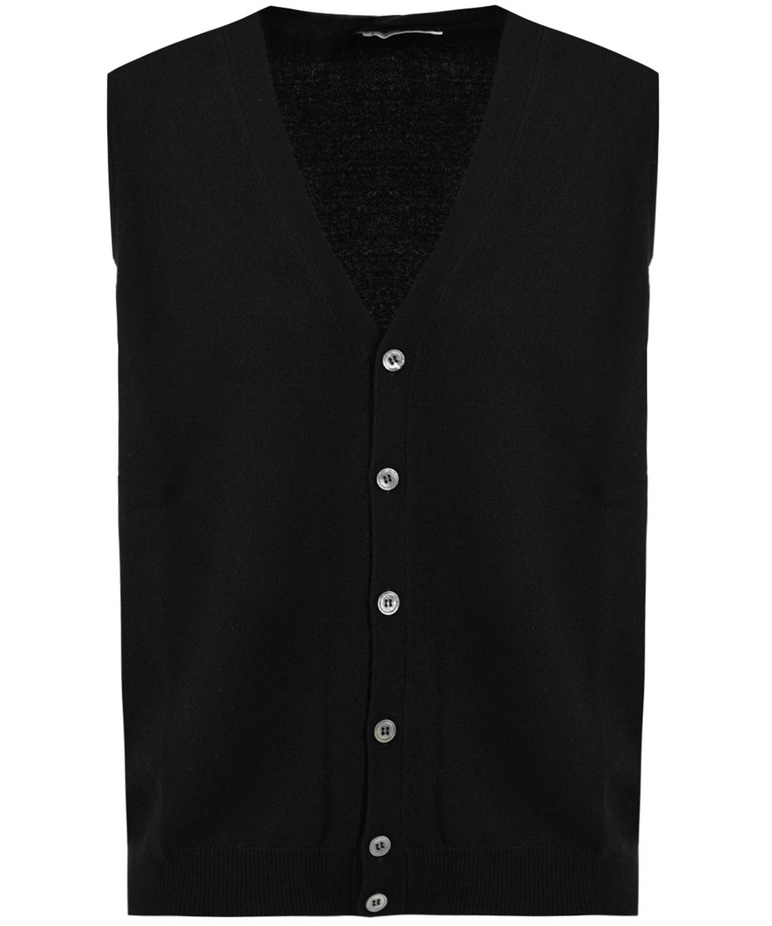Gilet con bottoni FILIPPO DE LAURENTIIS Uomo - Nero