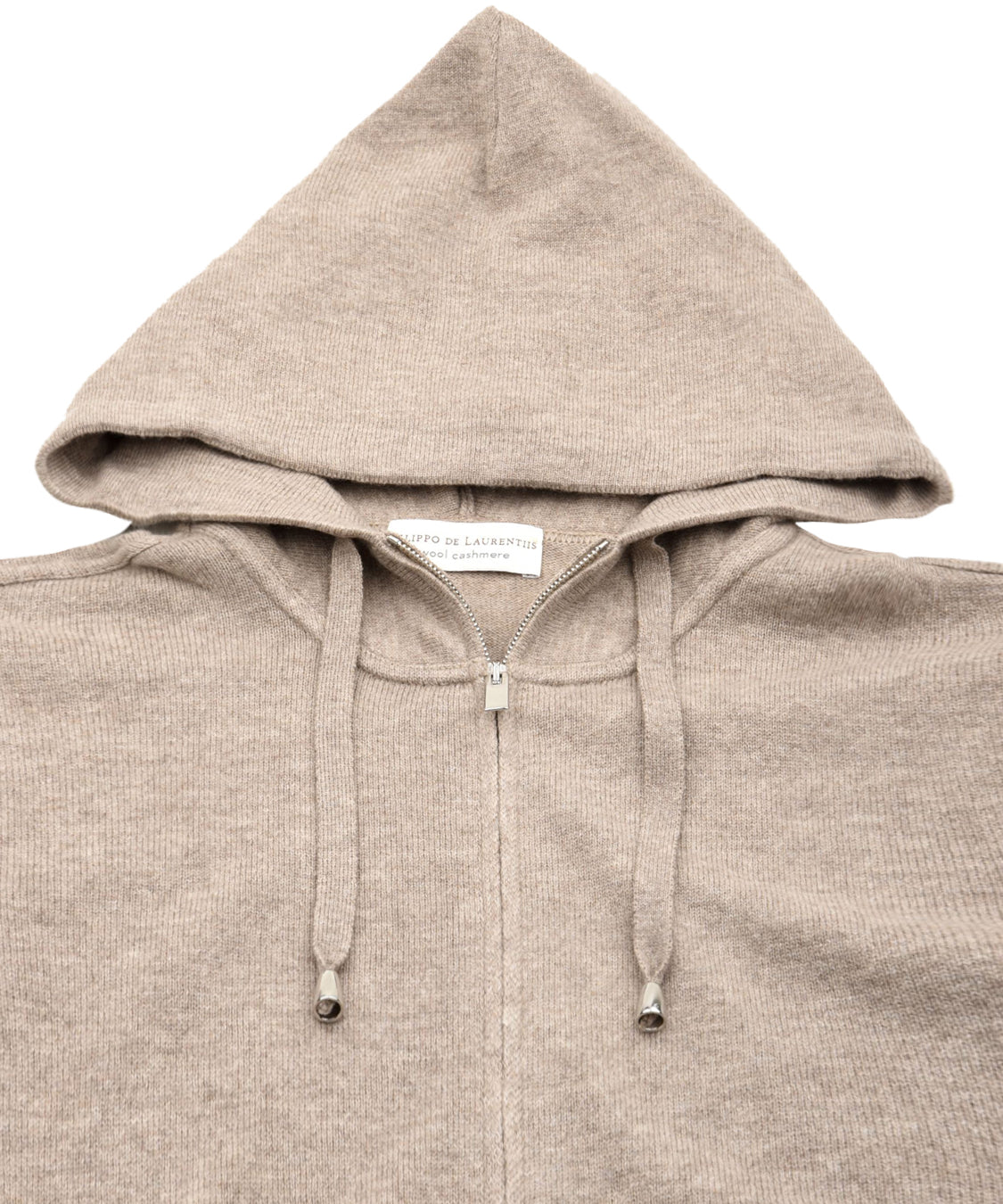 Maglione full zip FILIPPO DE LAURENTIIS Uomo - Beige