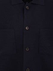 Cardigan Field Jacket FILIPPO DE LAURENTIIS Uomo - Blue