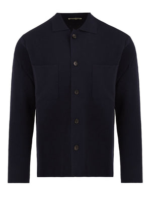 Cardigan Field Jacket FILIPPO DE LAURENTIIS Uomo - Blue