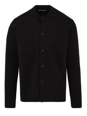 Cardigan Field Jacket FILIPPO DE LAURENTIIS Uomo - Nero