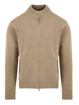 Maglione full zip FILIPPO DE LAURENTIIS Uomo - Beige