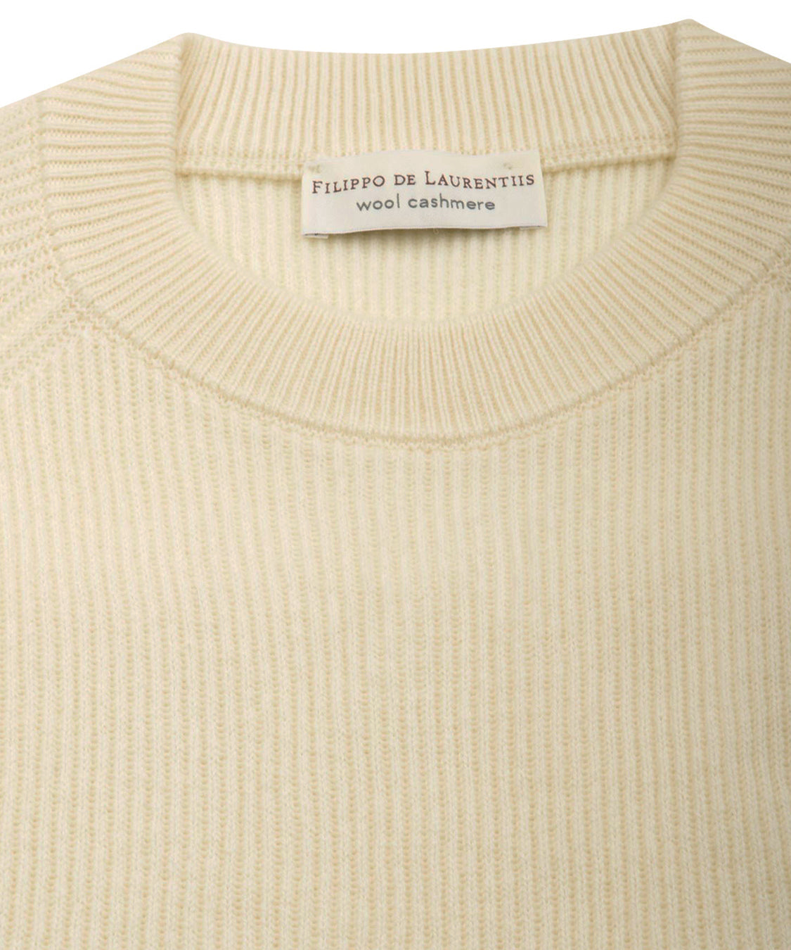 Maglione girocollo raglan FILIPPO DE LAURENTIIS Uomo - Bianco
