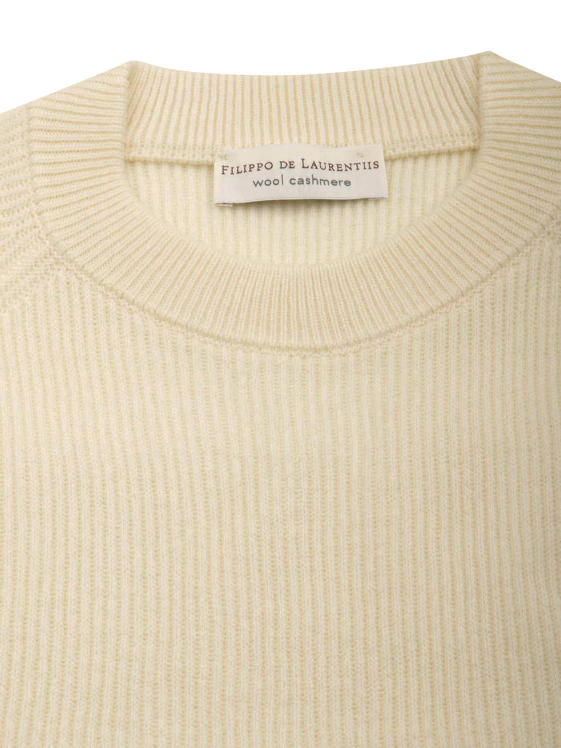 Maglione girocollo raglan FILIPPO DE LAURENTIIS Uomo - Bianco
