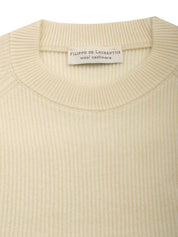 Maglione girocollo raglan FILIPPO DE LAURENTIIS Uomo - Bianco