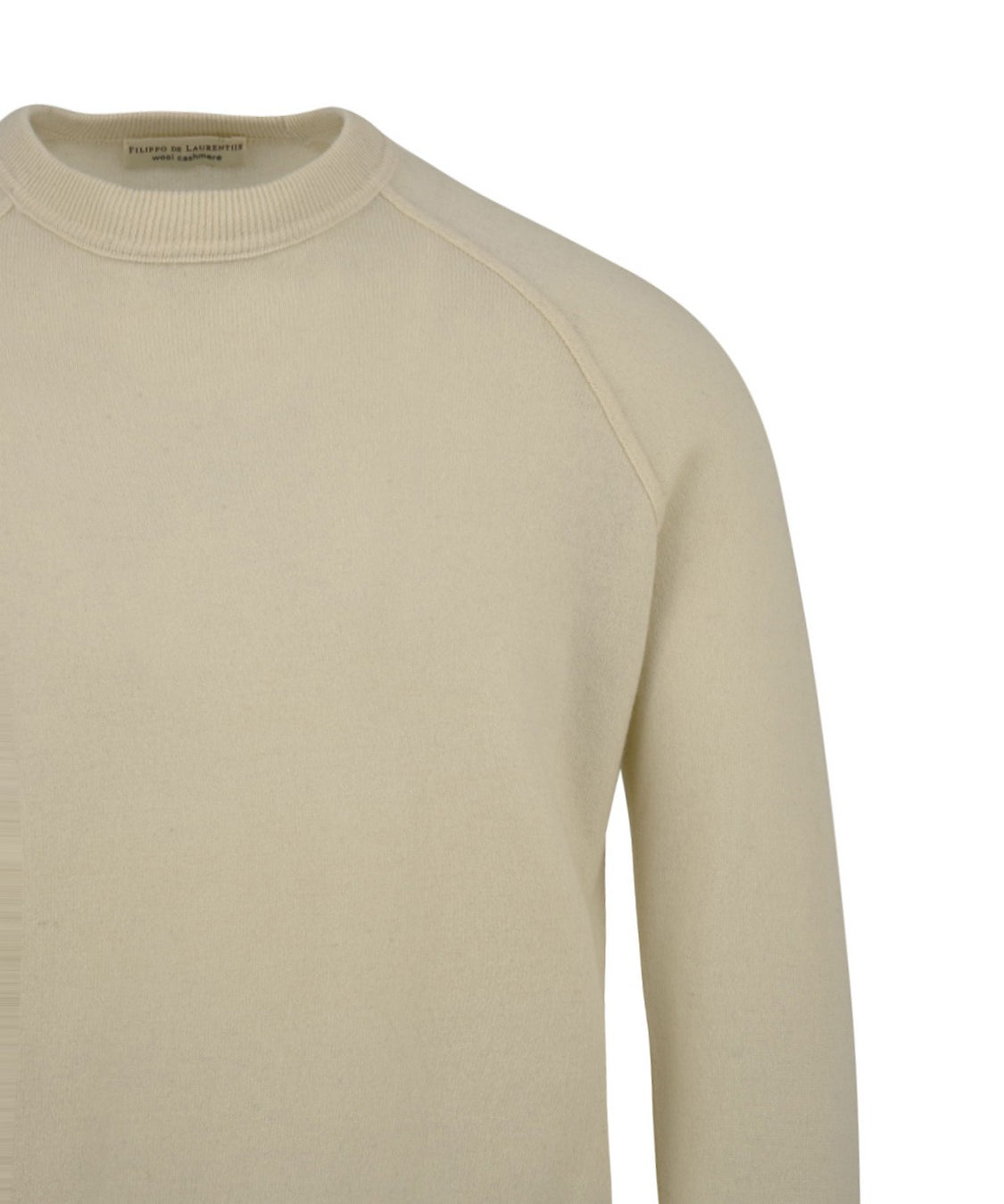 Maglione girocollo raglan FILIPPO DE LAURENTIIS Uomo - Bianco