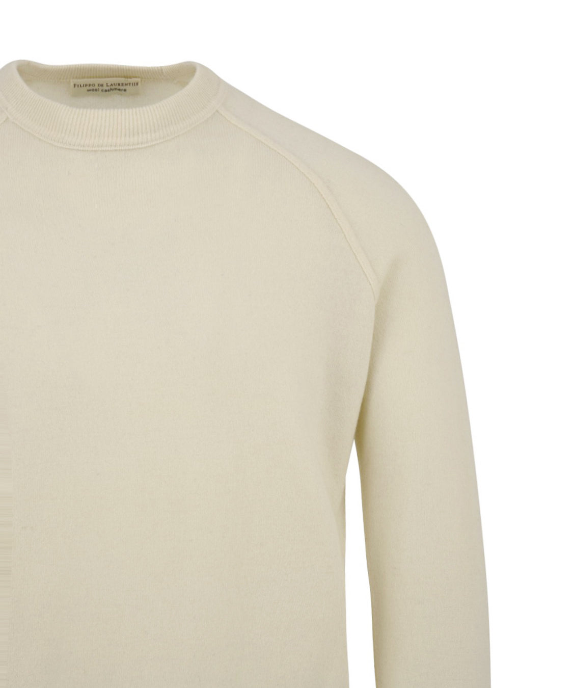 Maglione girocollo raglan FILIPPO DE LAURENTIIS Uomo - Bianco