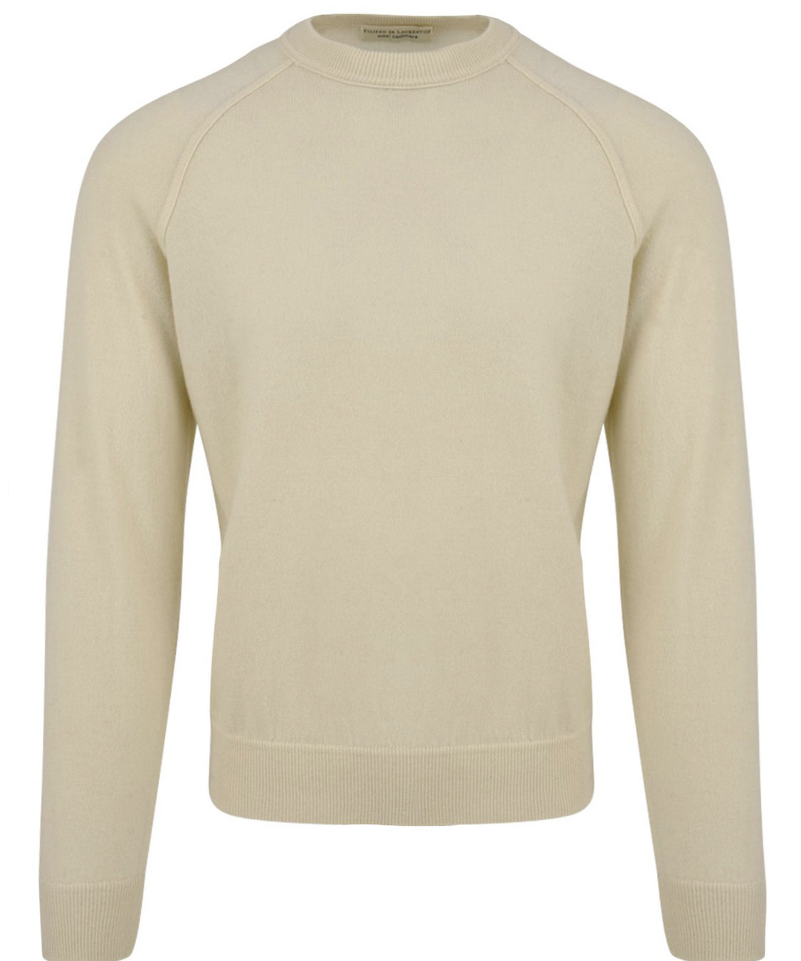 Maglione girocollo raglan FILIPPO DE LAURENTIIS Uomo - Bianco