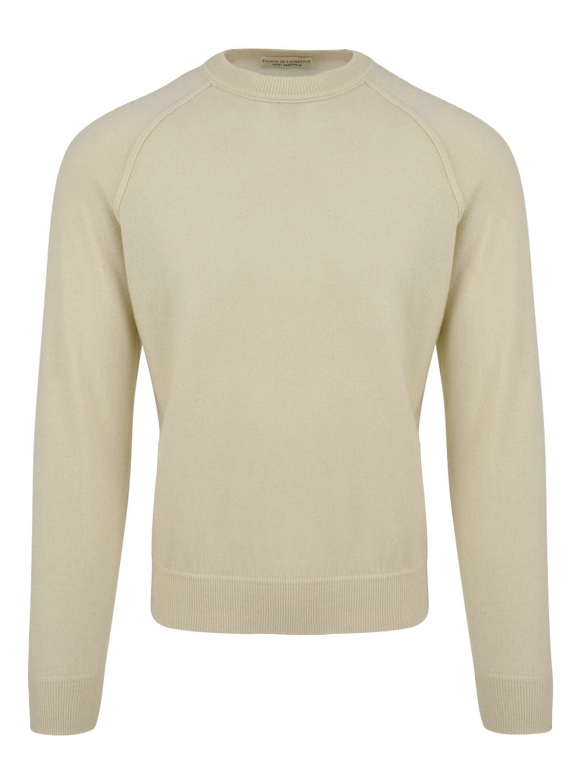Maglione girocollo raglan FILIPPO DE LAURENTIIS Uomo - Bianco