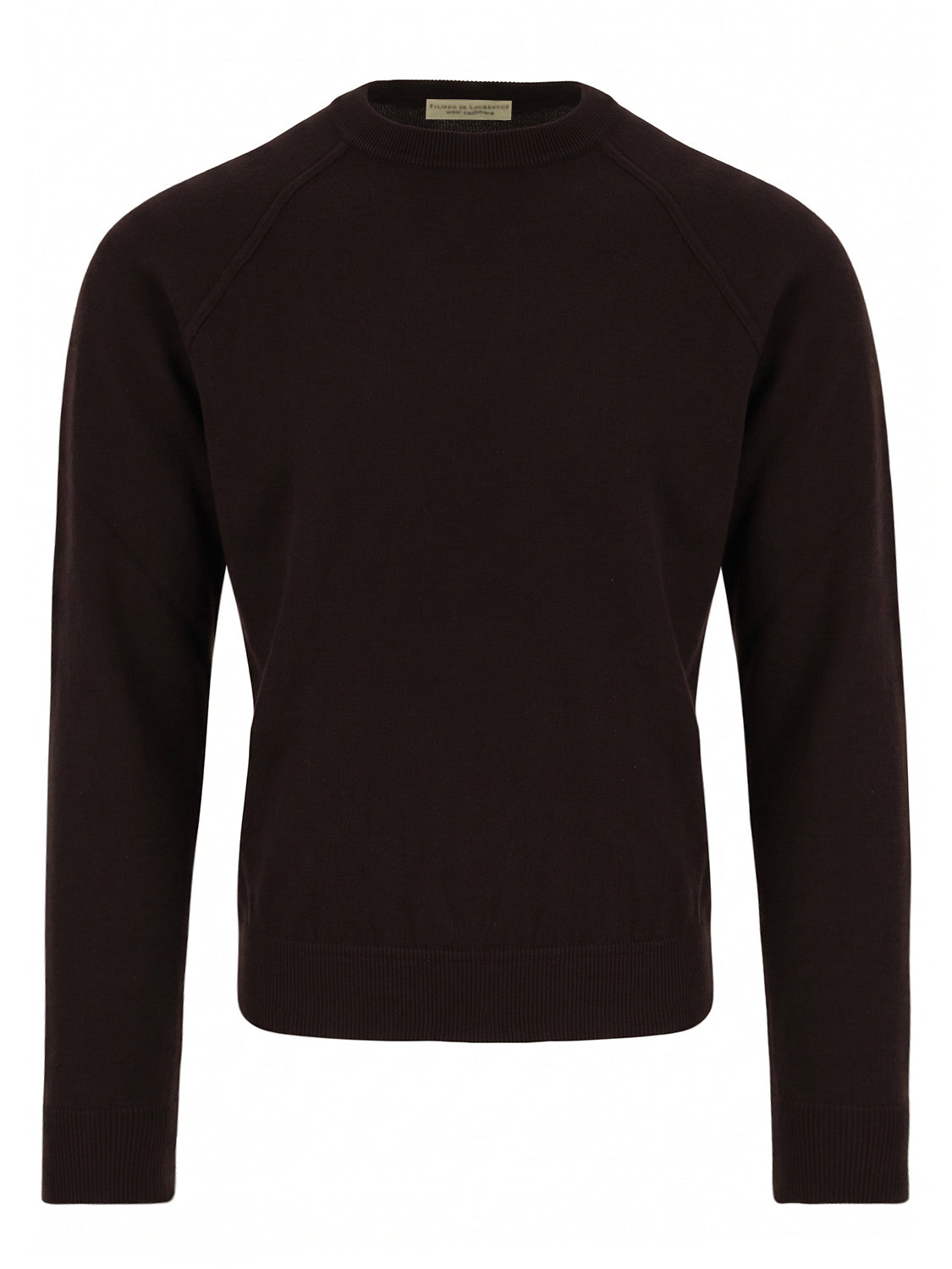 Maglione girocollo raglan FILIPPO DE LAURENTIIS Uomo - Marrone