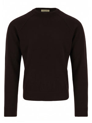 Maglione girocollo raglan FILIPPO DE LAURENTIIS Uomo - Marrone