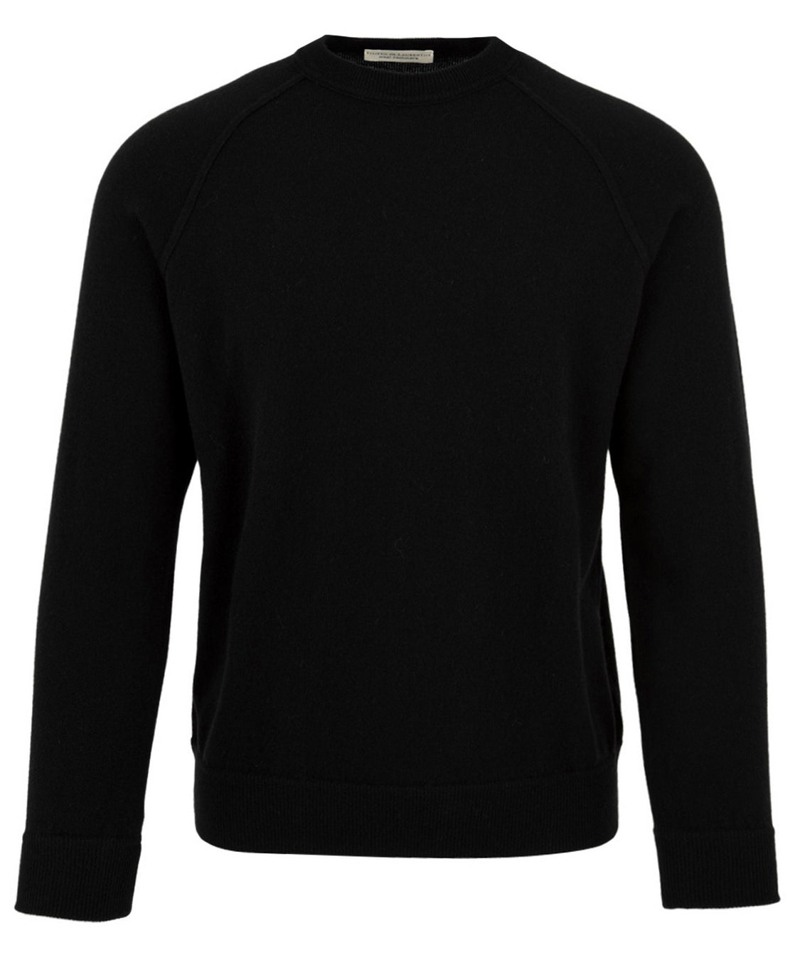 Maglione girocollo raglan FILIPPO DE LAURENTIIS Uomo - Nero