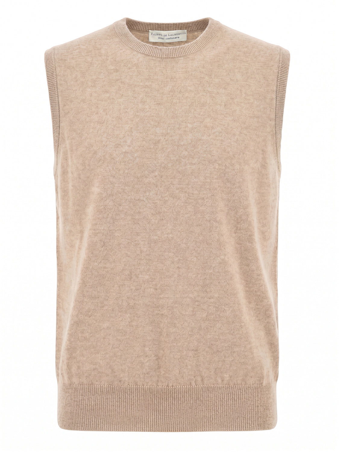 Gilet girocollo FILIPPO DE LAURENTIIS Uomo - Beige