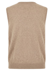 Gilet girocollo FILIPPO DE LAURENTIIS Uomo - Beige