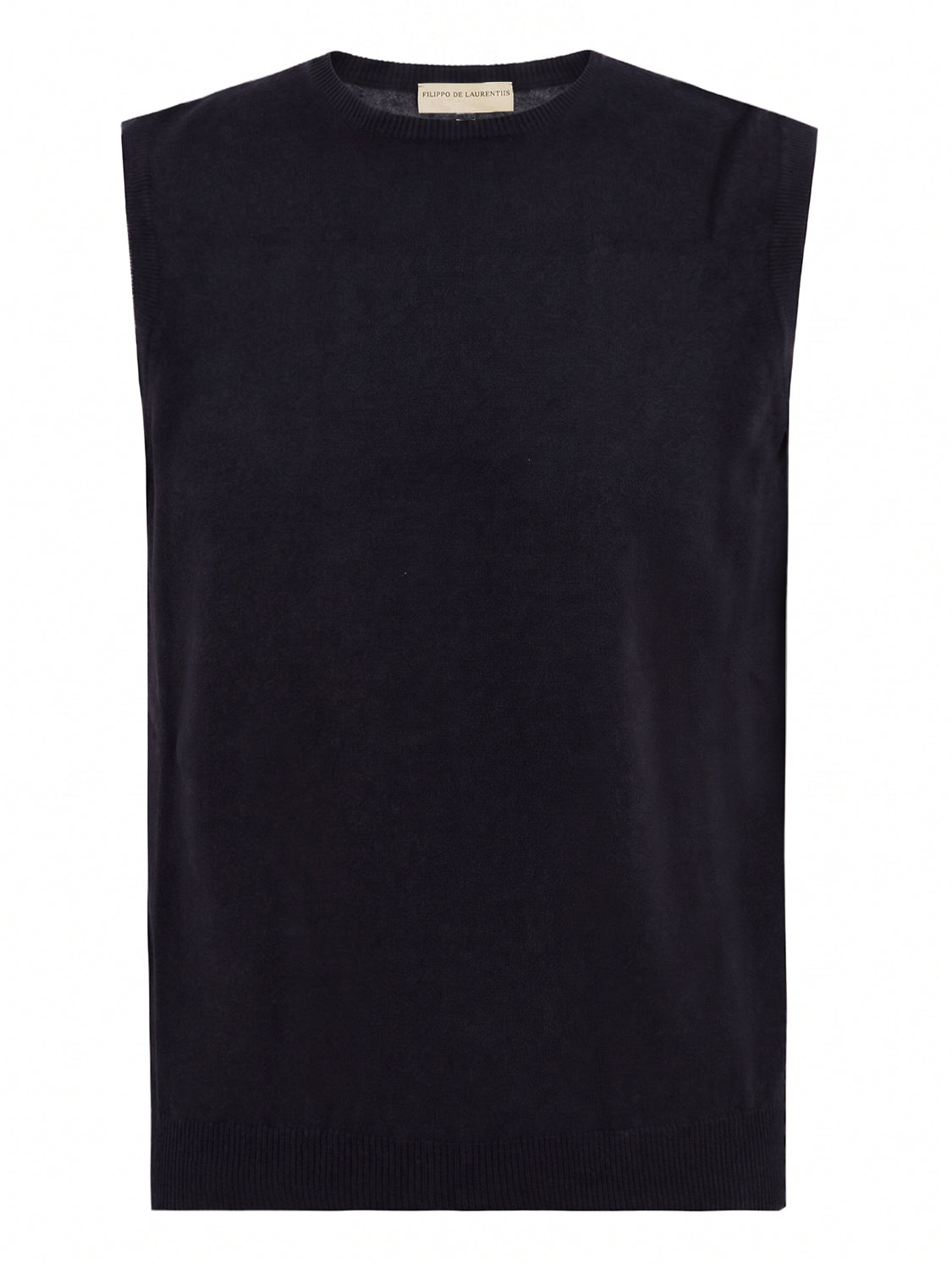 Gilet girocollo FILIPPO DE LAURENTIIS Uomo - Blue