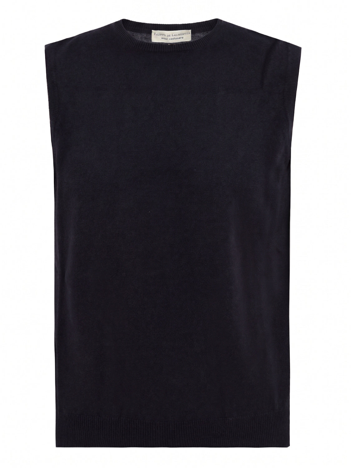 Gilet girocollo FILIPPO DE LAURENTIIS Uomo - Blue
