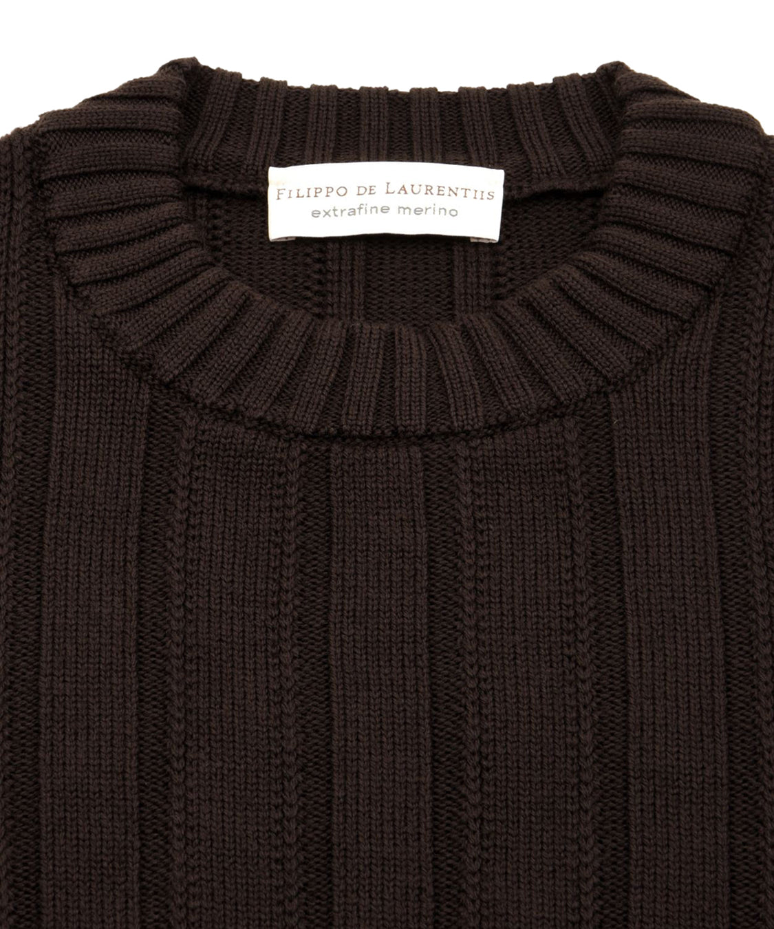 Maglione girocollo FILIPPO DE LAURENTIIS Uomo - Marrone