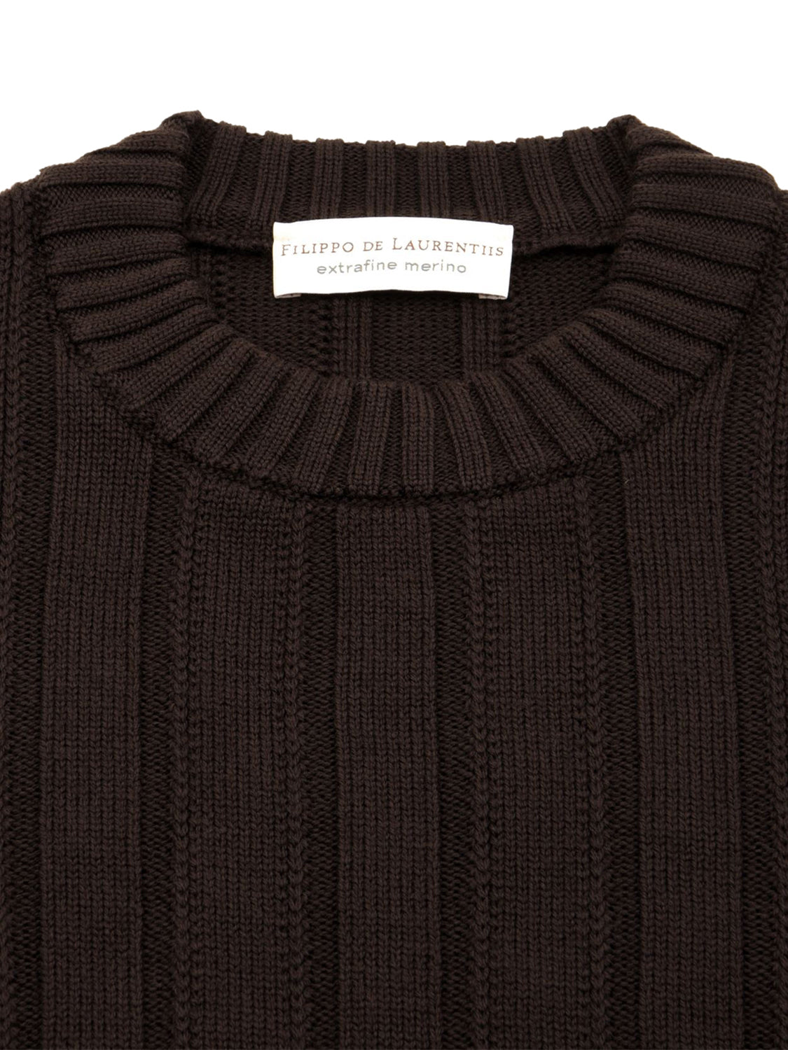 Maglione girocollo FILIPPO DE LAURENTIIS Uomo - Marrone