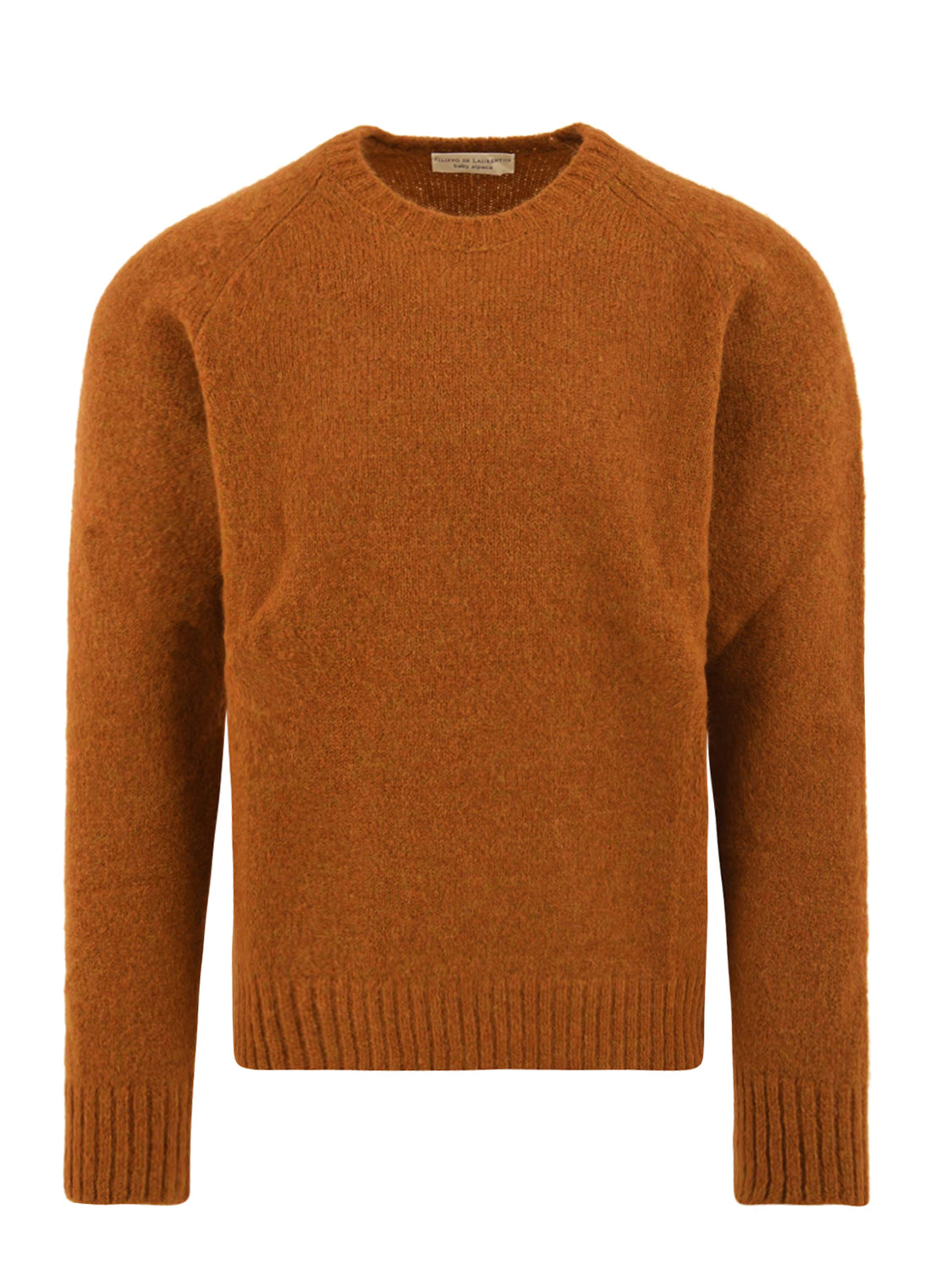 Maglione girocollo con manica a martello FILIPPO DE LAURENTIIS Uomo - Arancione