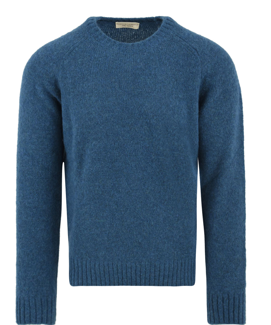 Maglione girocollo con manica a martello FILIPPO DE LAURENTIIS Uomo - Blue