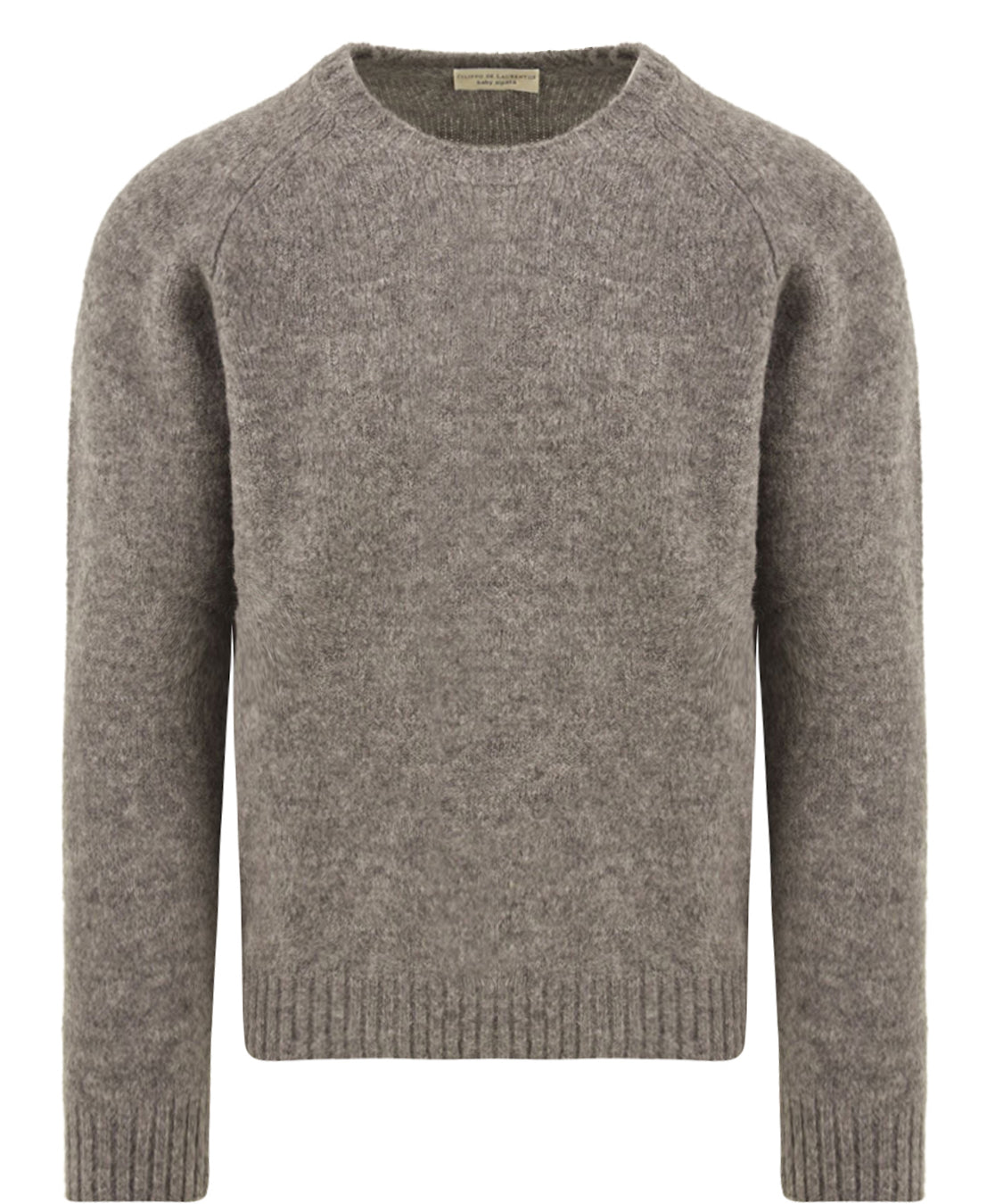 Maglione girocollo con manica a martello FILIPPO DE LAURENTIIS Uomo - Grigio