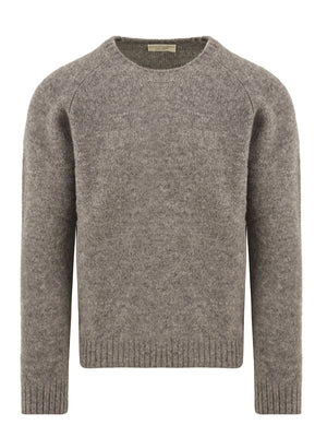 Maglione girocollo con manica a martello FILIPPO DE LAURENTIIS Uomo - Grigio