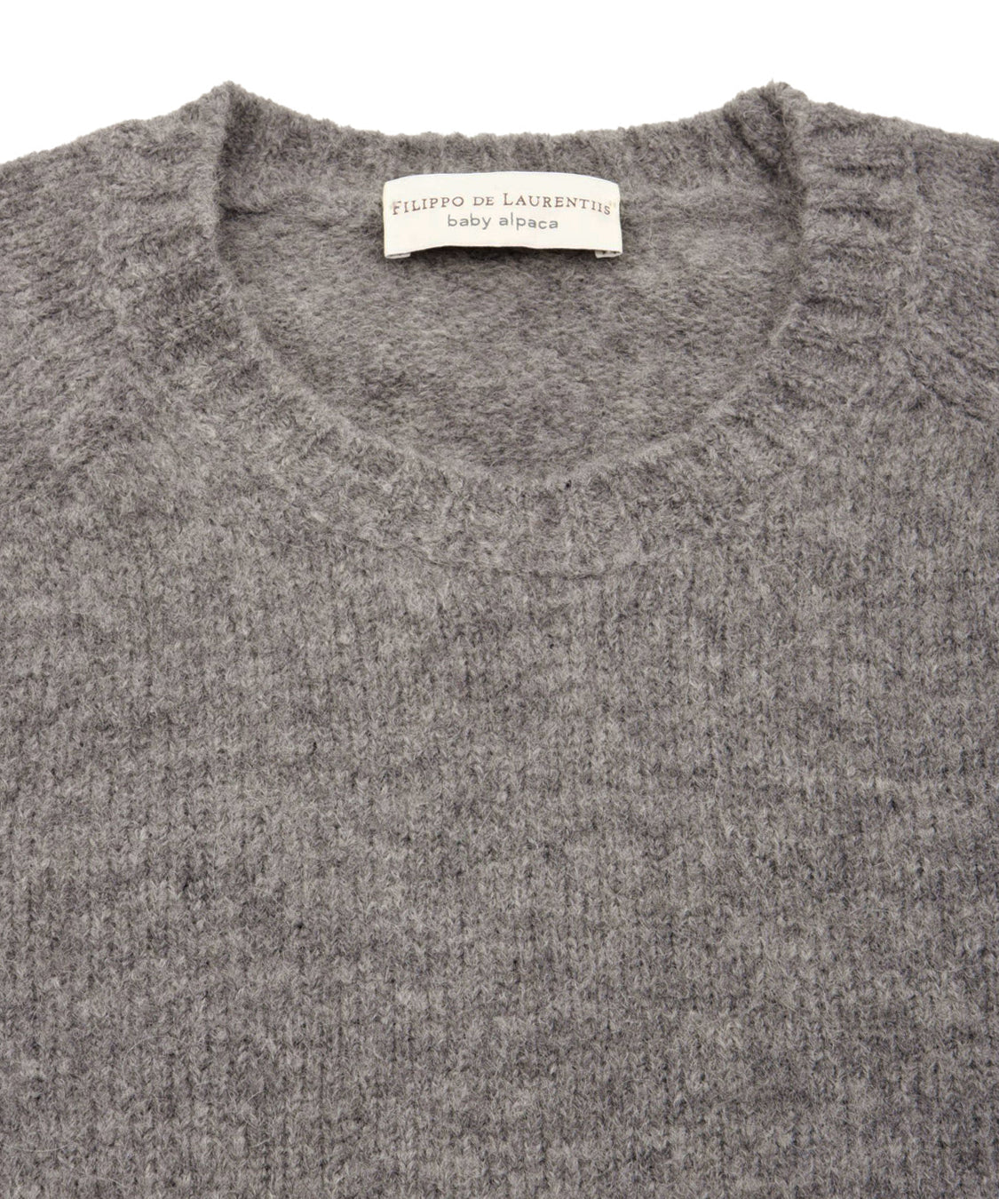 Maglione girocollo con manica a martello FILIPPO DE LAURENTIIS Uomo - Grigio