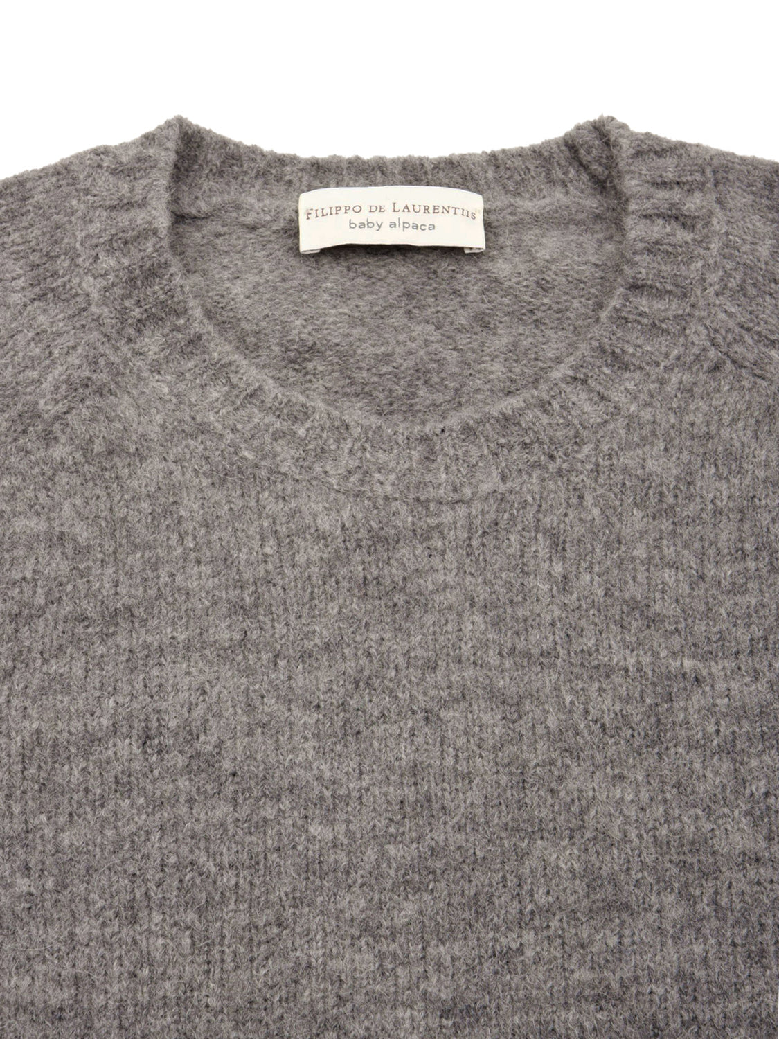Maglione girocollo con manica a martello FILIPPO DE LAURENTIIS Uomo - Grigio