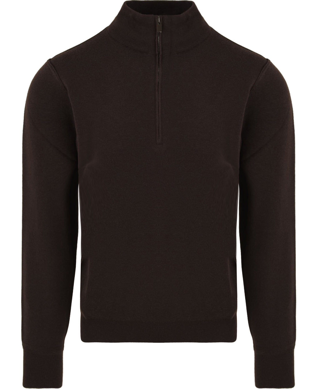 Maglione mezza zip FILIPPO DE LAURENTIIS Uomo - Marrone