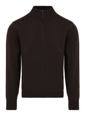 Maglione mezza zip FILIPPO DE LAURENTIIS Uomo - Marrone