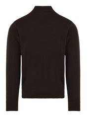 Maglione mezza zip FILIPPO DE LAURENTIIS Uomo - Marrone