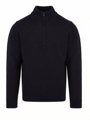 Maglione mezza zip FILIPPO DE LAURENTIIS Uomo - Blue