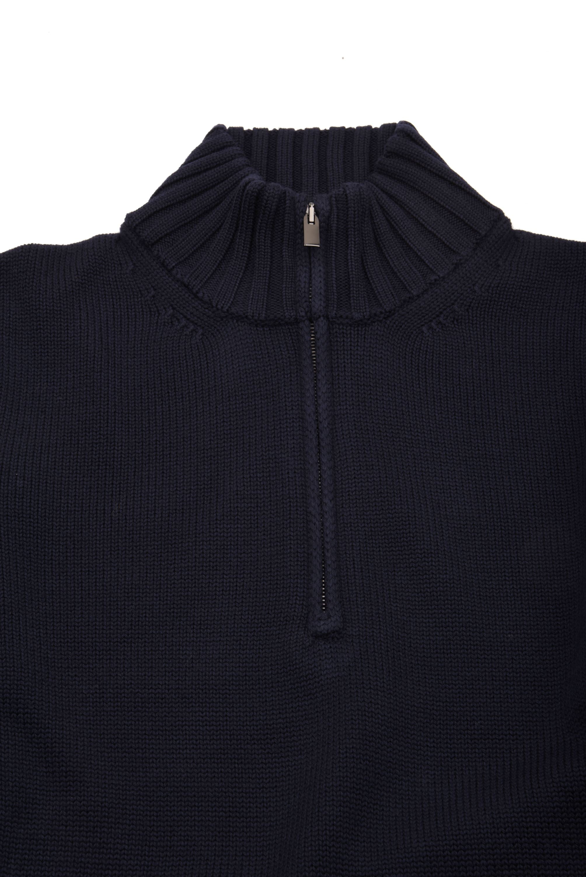 Maglione mezza zip FILIPPO DE LAURENTIIS Uomo - Blue
